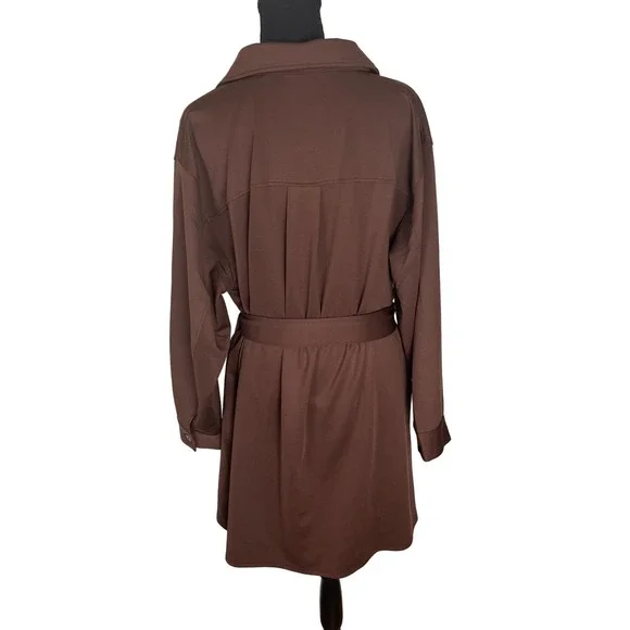 BEAUTIFUL by Lawrence Zarian Petite Ponte Button Jacket EXPRESSO NWOT SIZE 1XP - Picture 3 of 7